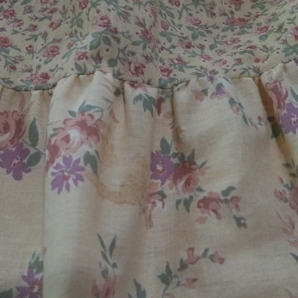 Vintage 70s Carla Gay Prairie Dress Floral Cottagecore Gunne Sax Style Midi - Picture 16 of 16
